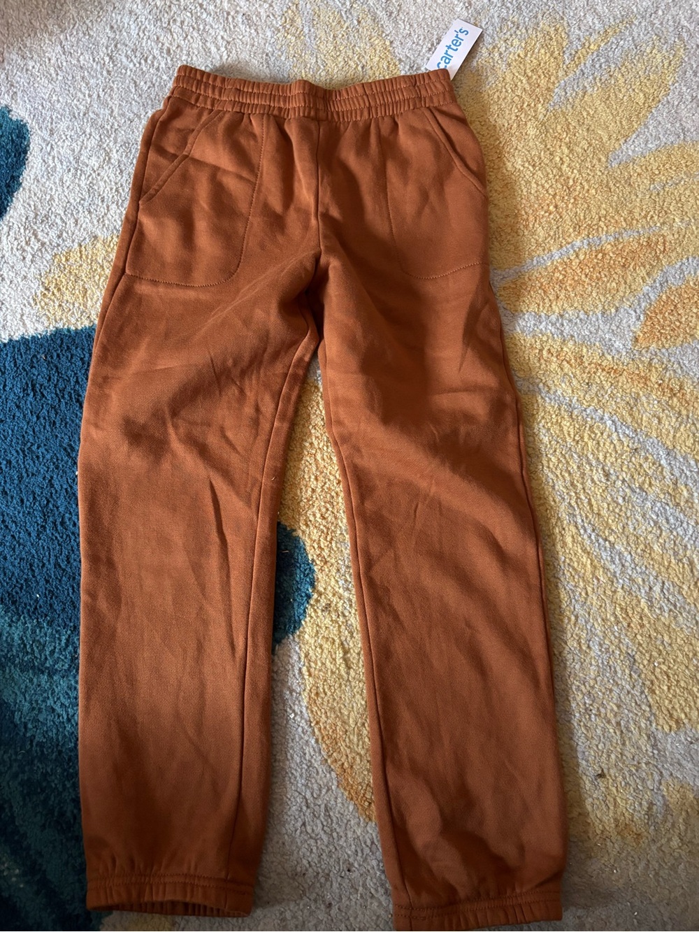 Carter's Rust Orange Kids Sweatpants